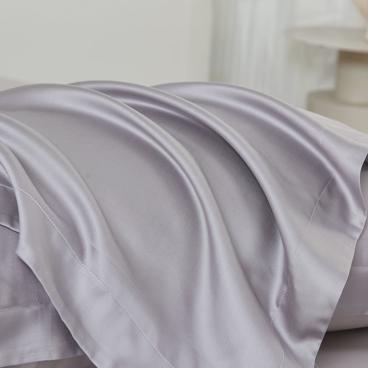 Enamel Gray TENCEL™ Pillow Sham x2p