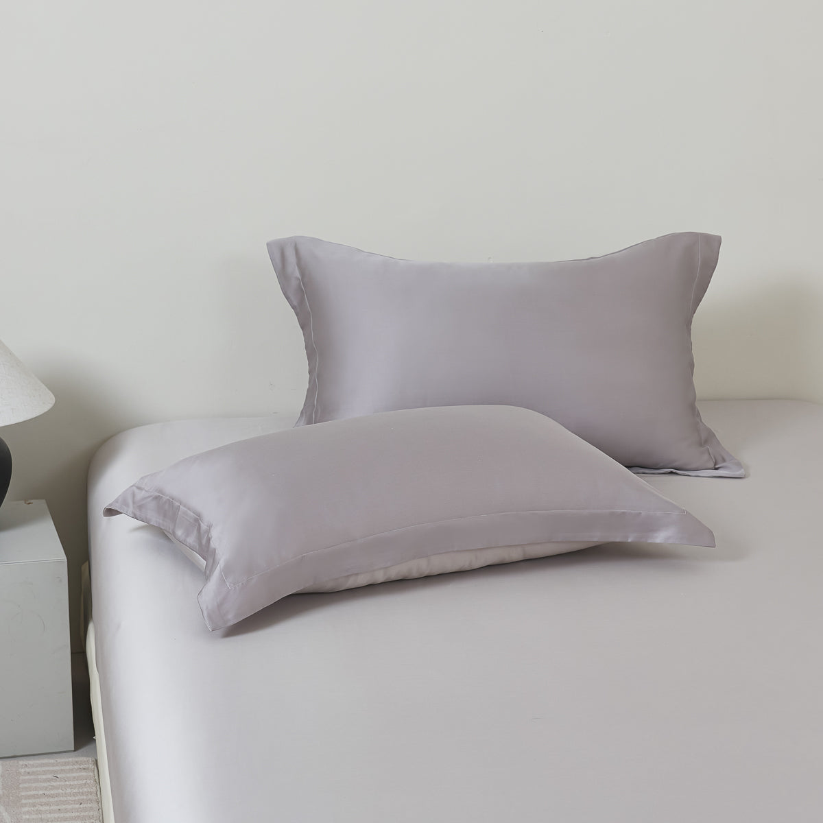Enamel Gray TENCEL™ Pillow Sham x2p