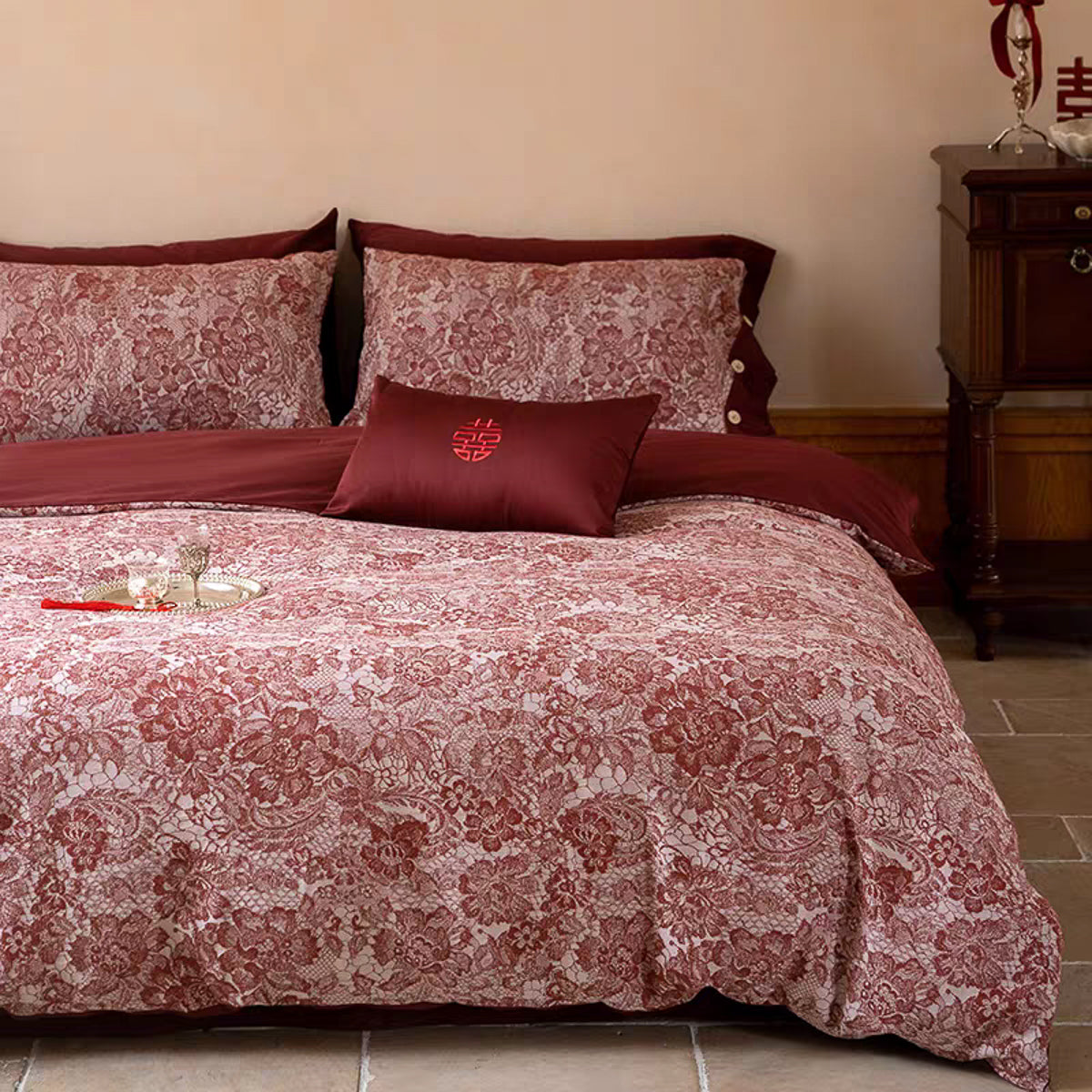 永禧 婚庆提花套件