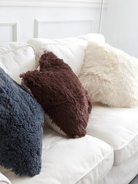 Faux Fur Decorative Pillowcase (20"x20")