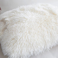 Faux Fur Decorative Pillowcase (20"x20")