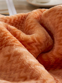 Flatte Pattern Raschel Velvet Winter Blanket