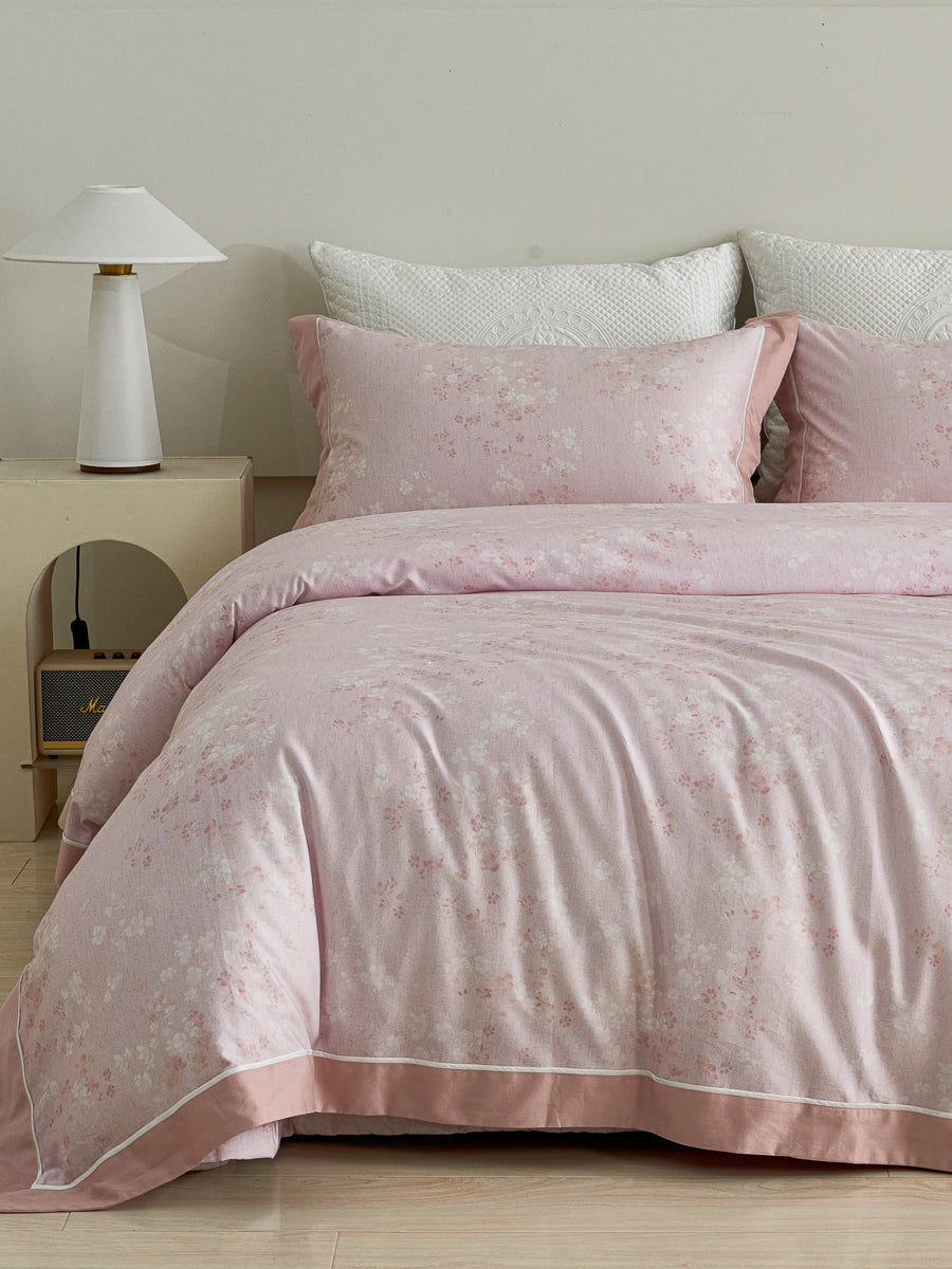 Florin Floral Premium Cotton Bedspread Set