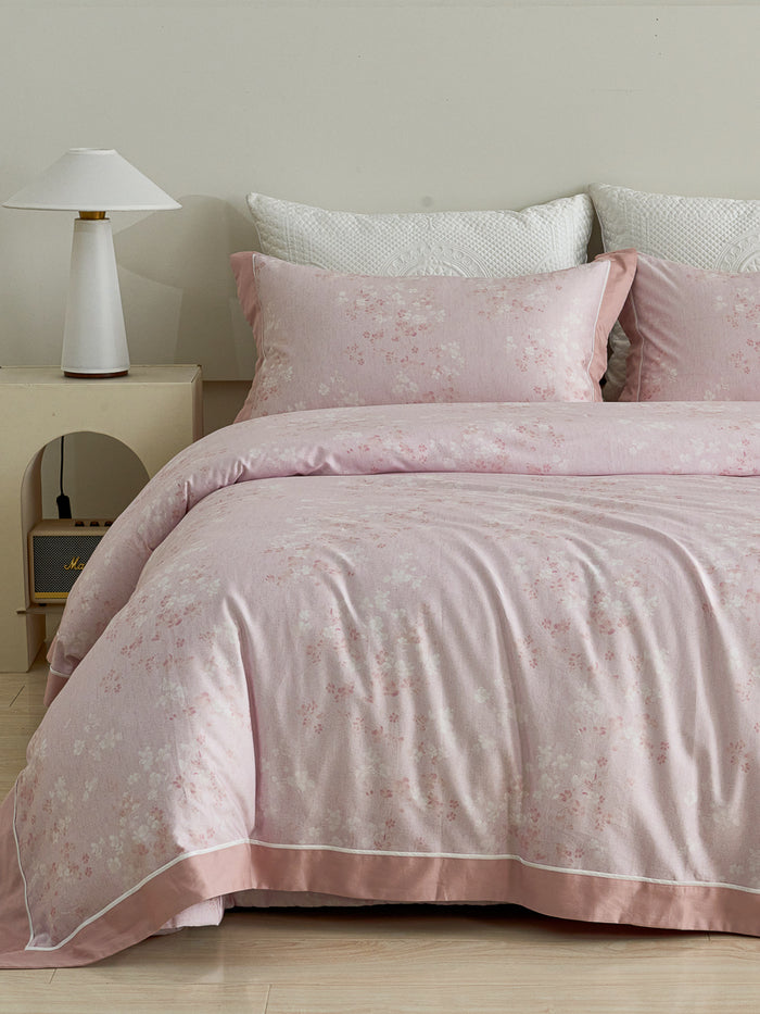 Florin Floral Premium Cotton Bedspread Set
