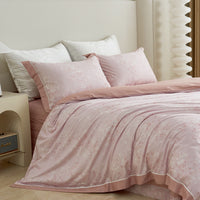 Florin Floral Premium Cotton Bedspread Set
