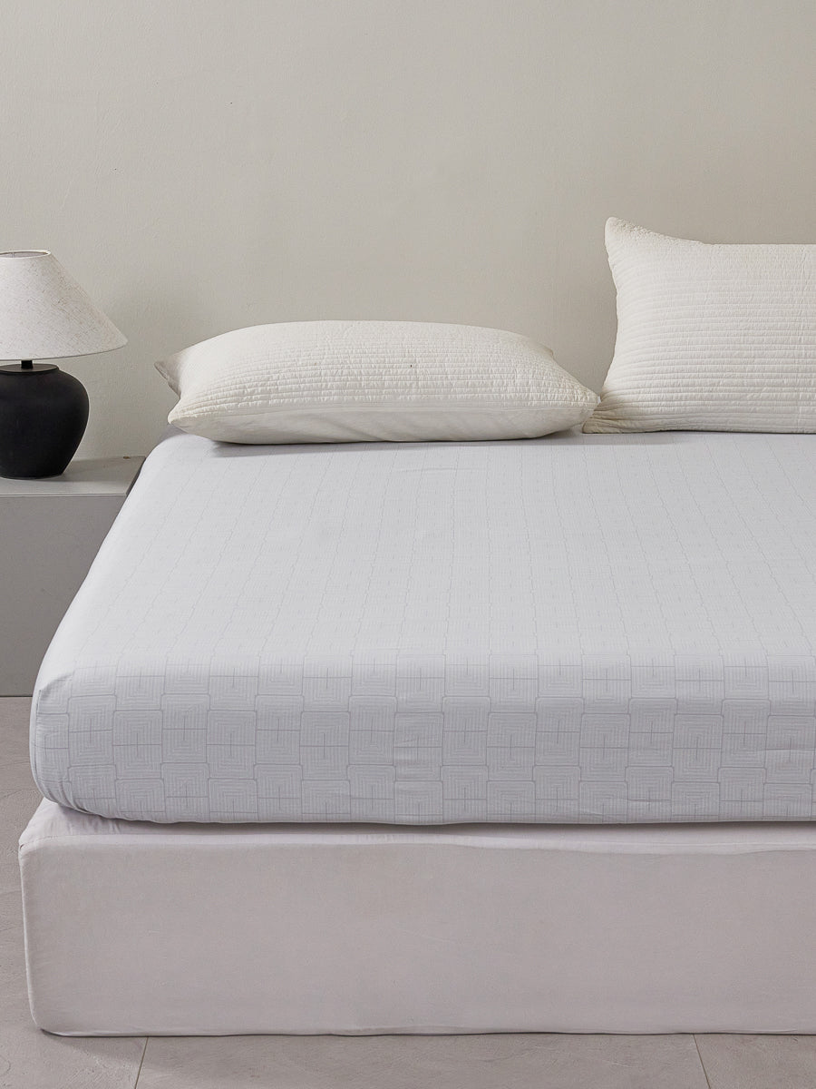 Gilded Ash (Metal) Cotton Fitted Sheet