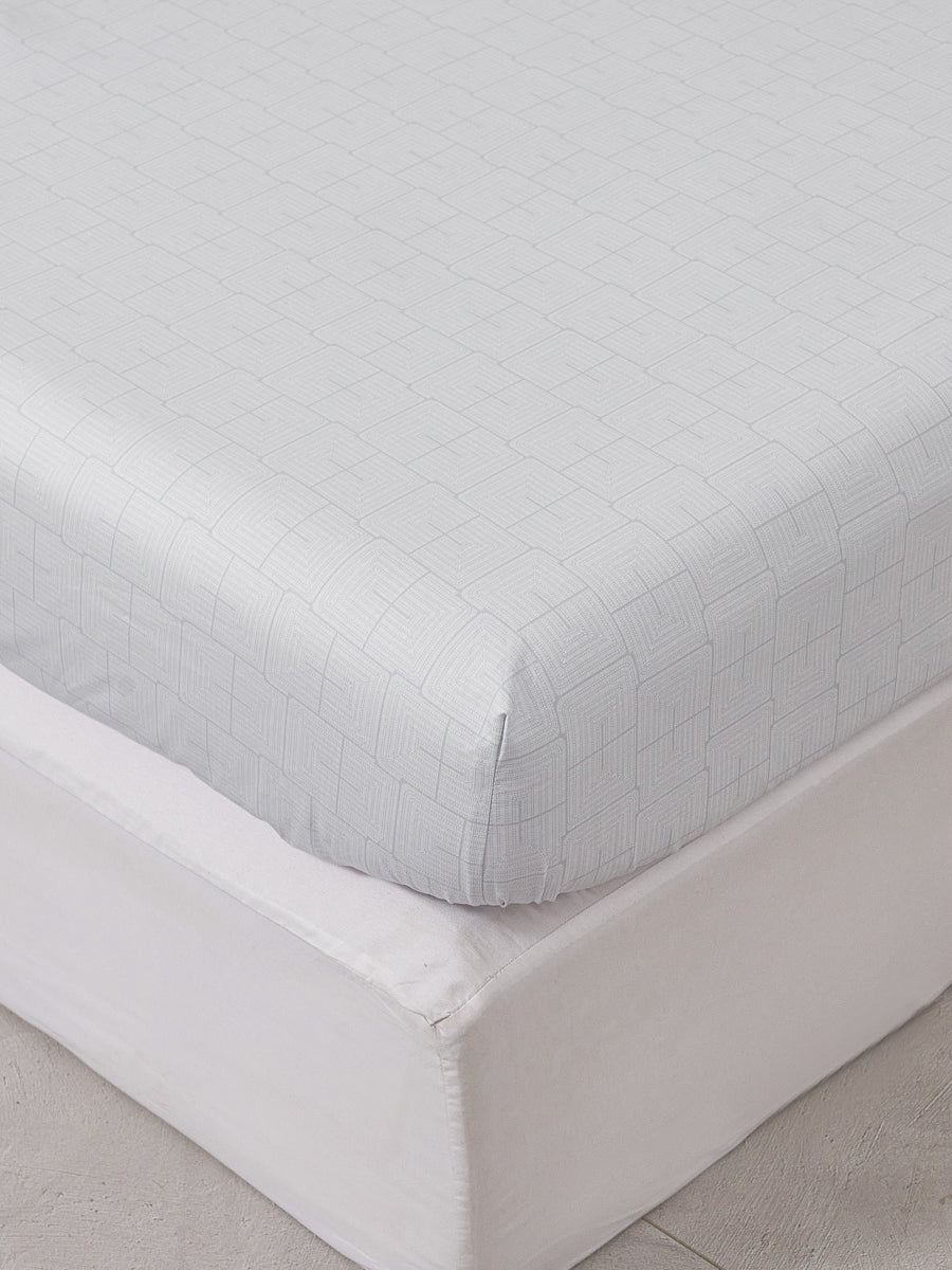 Gilded Ash (Metal) Cotton Fitted Sheet
