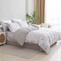 Goya Cotton Bedskirt Duvet Cover Set