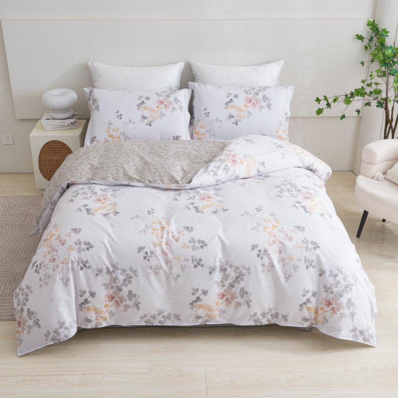 Goya Cotton Bedskirt Duvet Cover Set