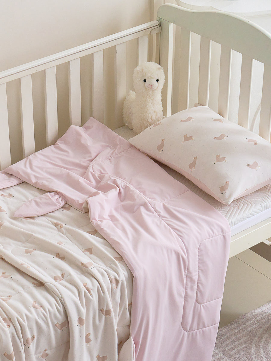 Happy Alpaca Cotton Knitted Light Comforter