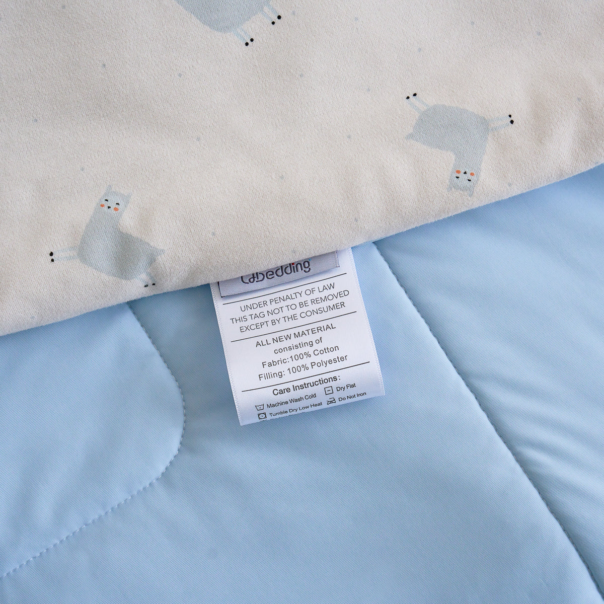 Happy Alpaca Cotton Knitted Light Comforter