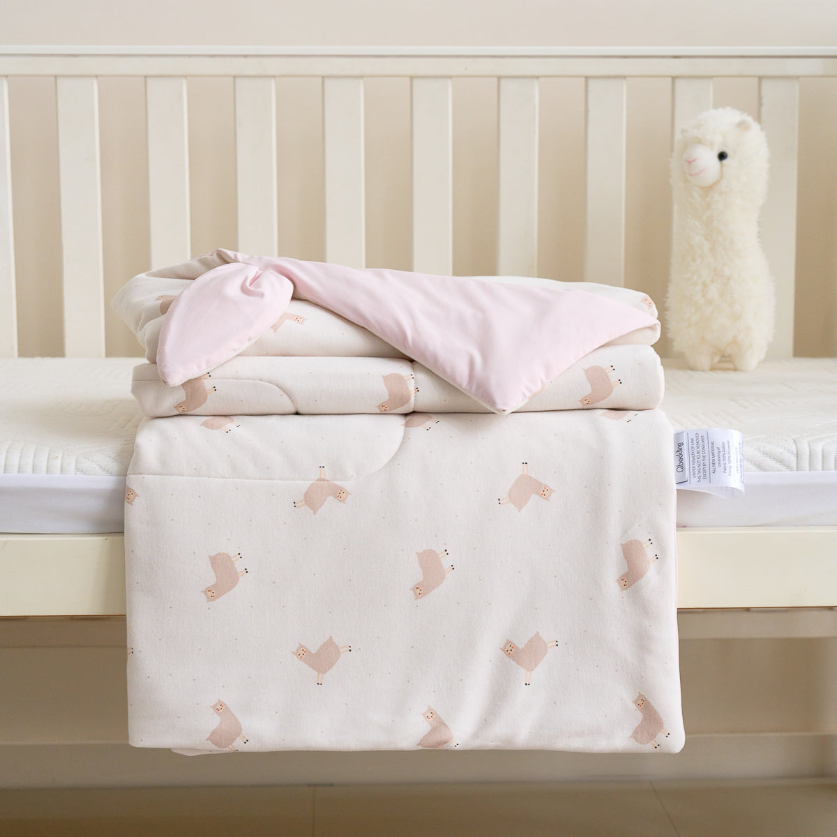 Happy Alpaca Cotton Knitted Light Comforter