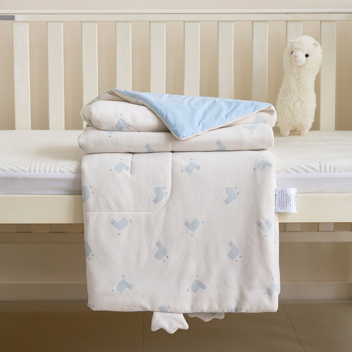 Happy Alpaca Cotton Knitted Light Comforter