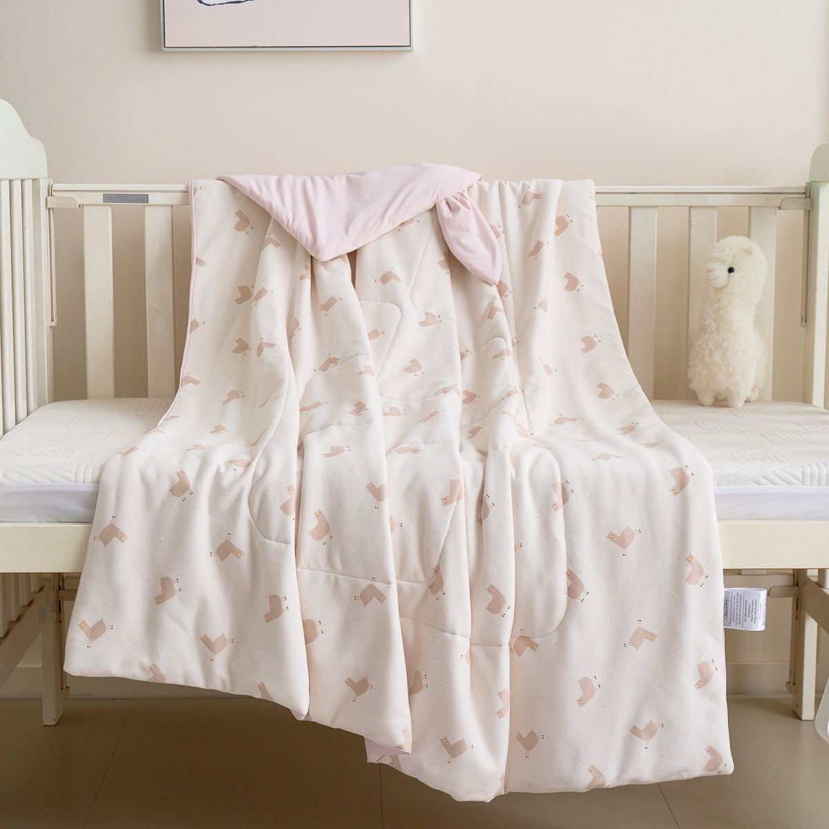 Happy Alpaca Cotton Knitted Light Comforter