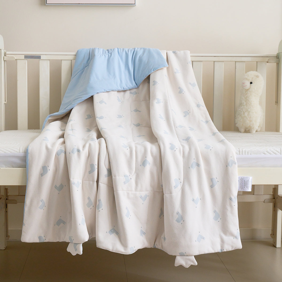 Happy Alpaca Cotton Knitted Light Comforter