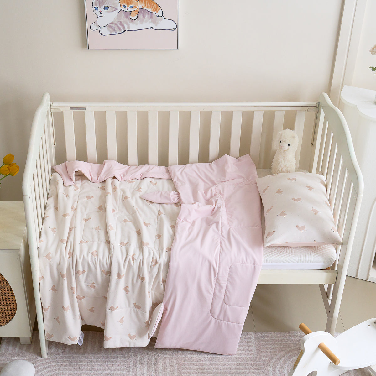 Happy Alpaca Cotton Knitted Light Comforter