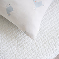Happy Alpaca Cotton Knitted Pillow