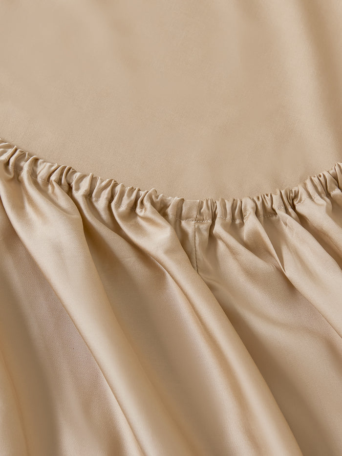 Hazy Champagne TENCEL™ Fitted Sheet