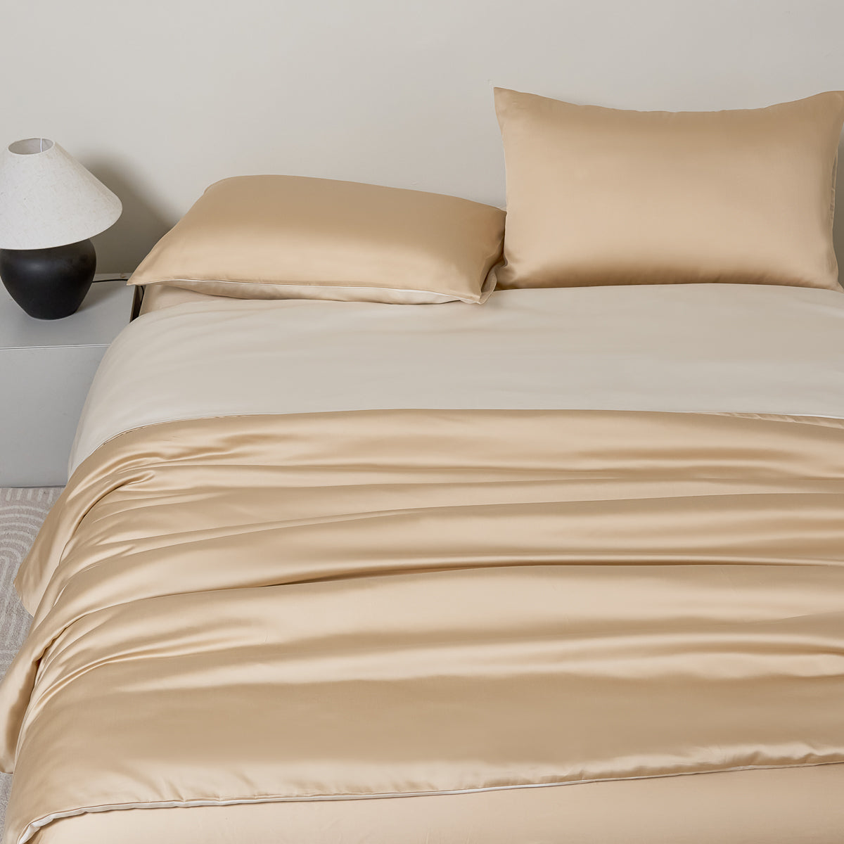 秋曦槟 天丝床笠套件