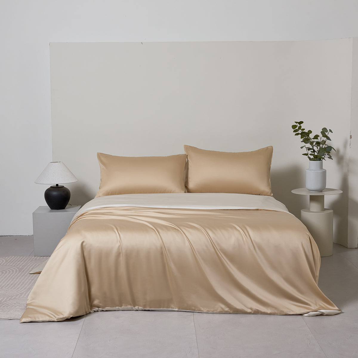 秋曦槟 天丝床笠套件