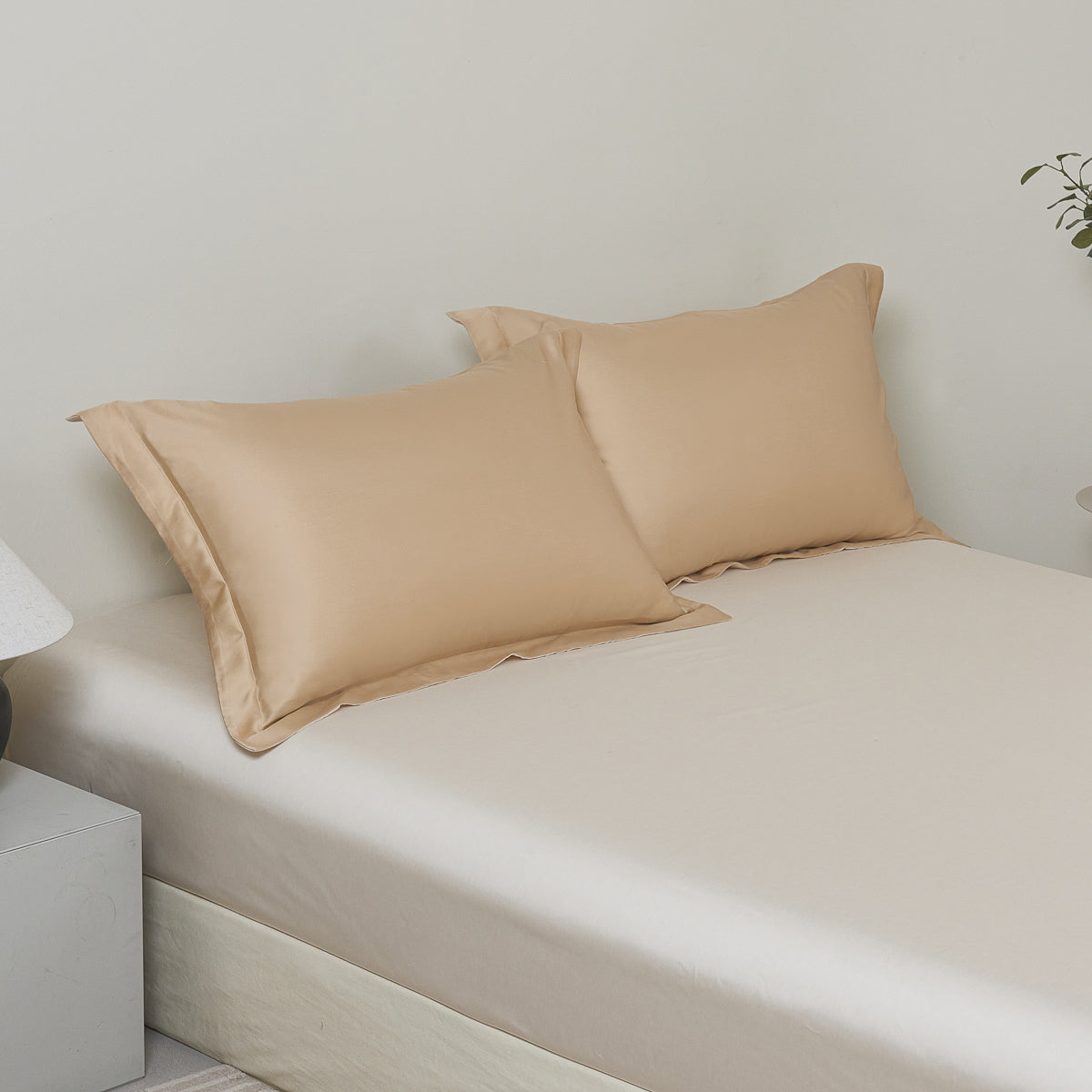 Hazy Champagne TENCEL™ Pillow Sham x2p