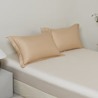 Hazy Champagne TENCEL™ Pillow Sham x2p