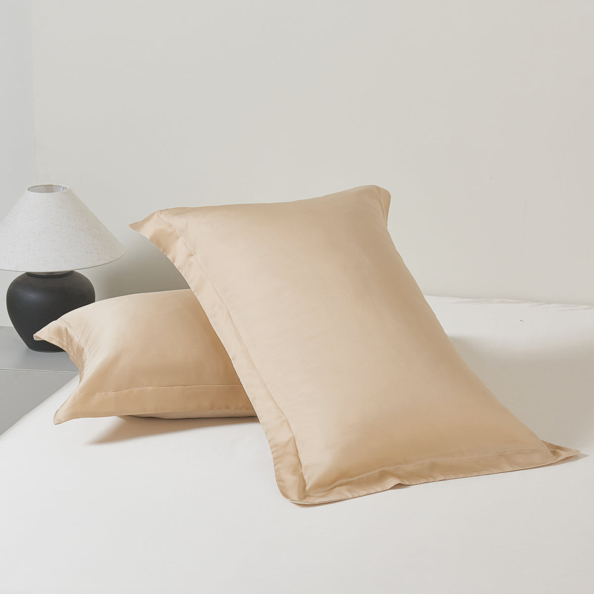 Hazy Champagne TENCEL™ Pillow Sham x2p