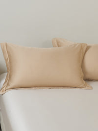 Hazy Champagne TENCEL™ Pillow Sham x2p