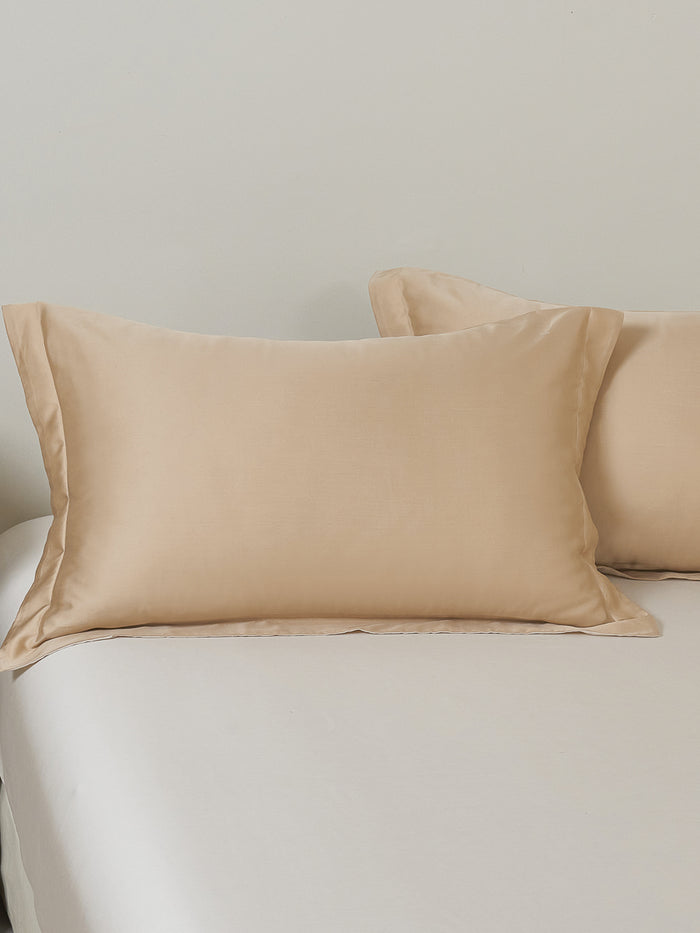Hazy Champagne TENCEL™ Pillow Sham x2p