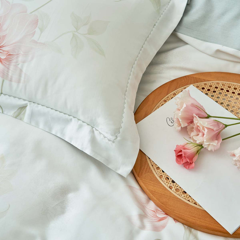 Iris Floral Premium Cotton Bedspread Set