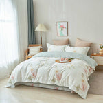 Iris Floral Premium Cotton Bedspread Set