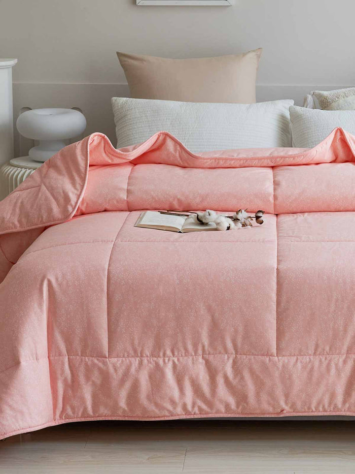 Kai Macaron Pink Pattern Cotton All Season Comforter
