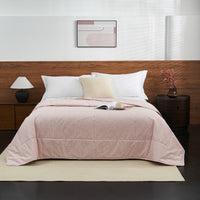 Kai Jade Pink Cotton Light Comforter
