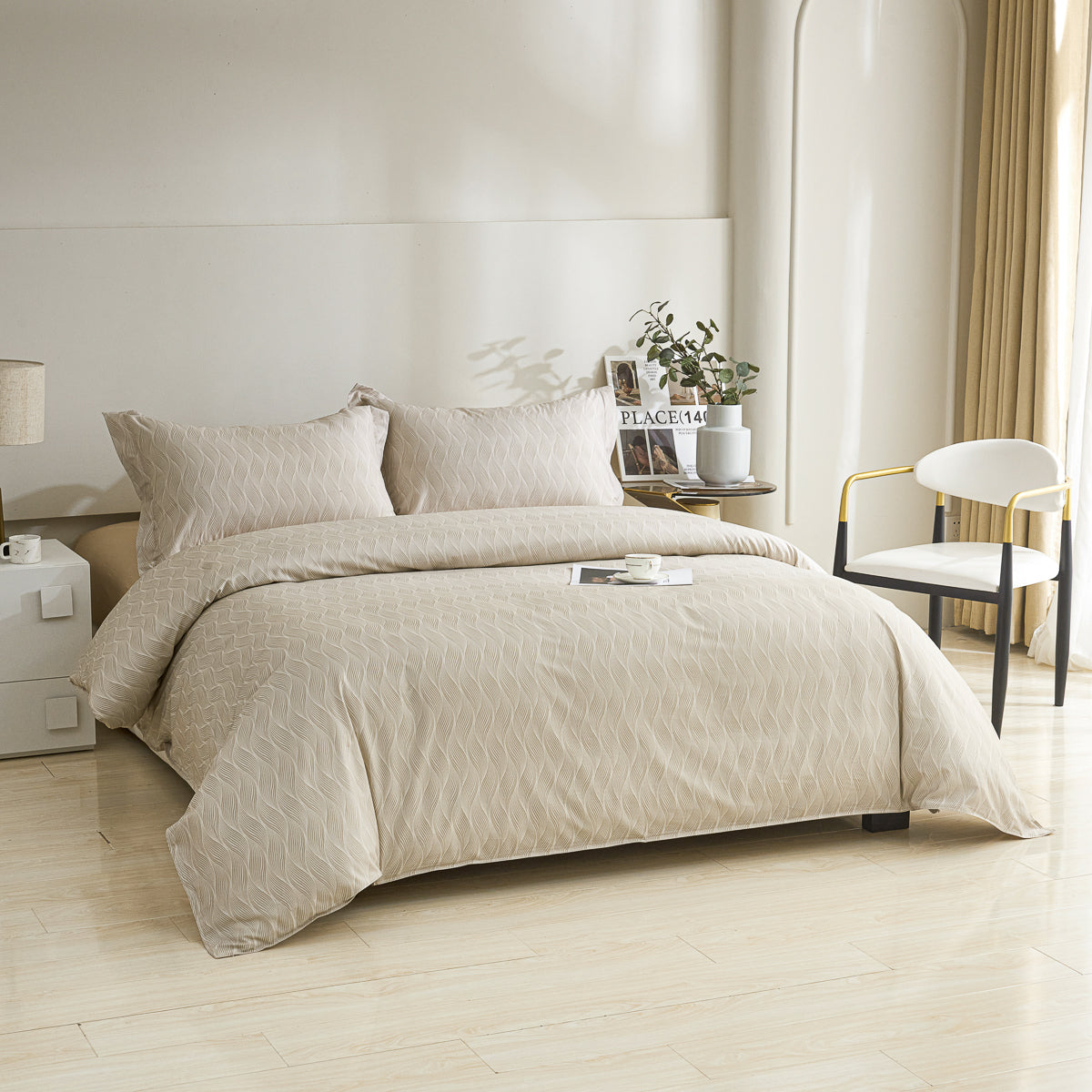 咖默 全棉床笠套件