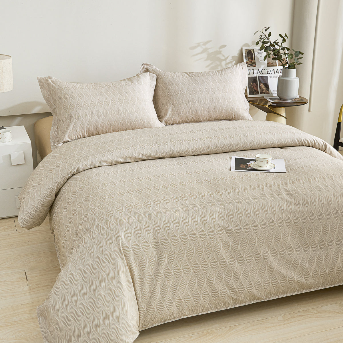 咖默 全棉床笠套件