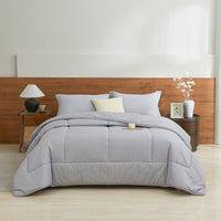 Kappa Microwave Gray Cotton All Season Comforter