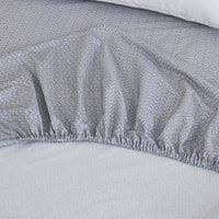 Kappa Microwave Gray Cotton Fitted Sheet