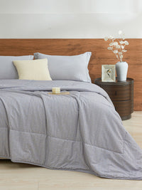 Kappa Microwave Gray Cotton Light Comforter