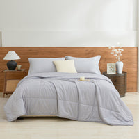 Kappa Microwave Gray Cotton Light Comforter