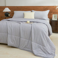 Kappa Microwave Gray Cotton Light Comforter