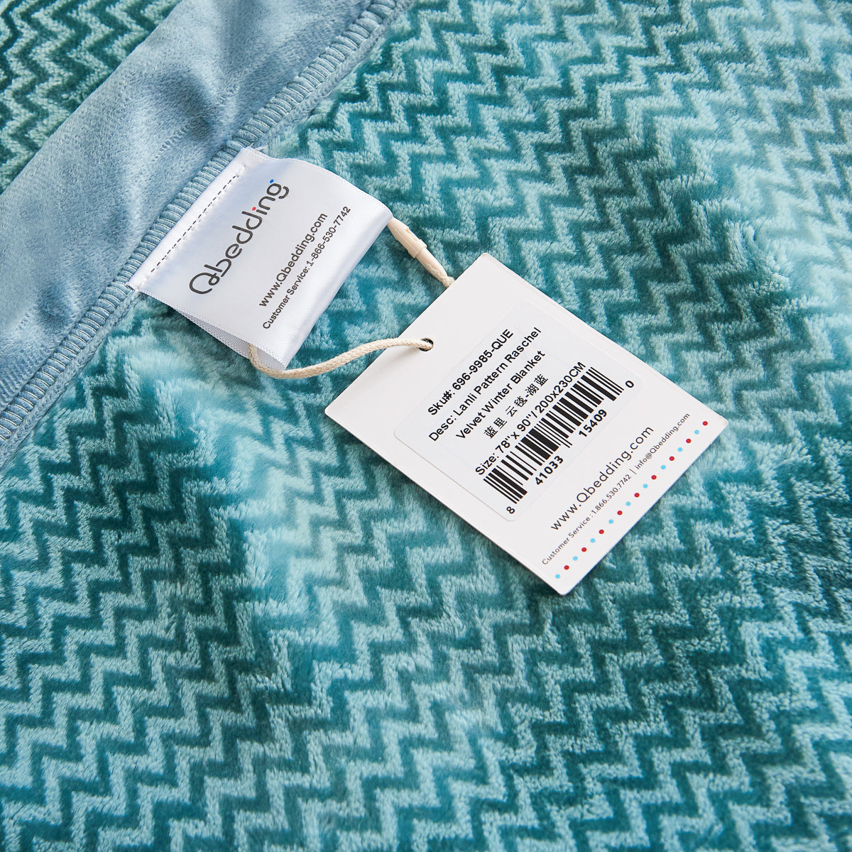 Lanli Pattern Raschel Velvet Winter Blanket