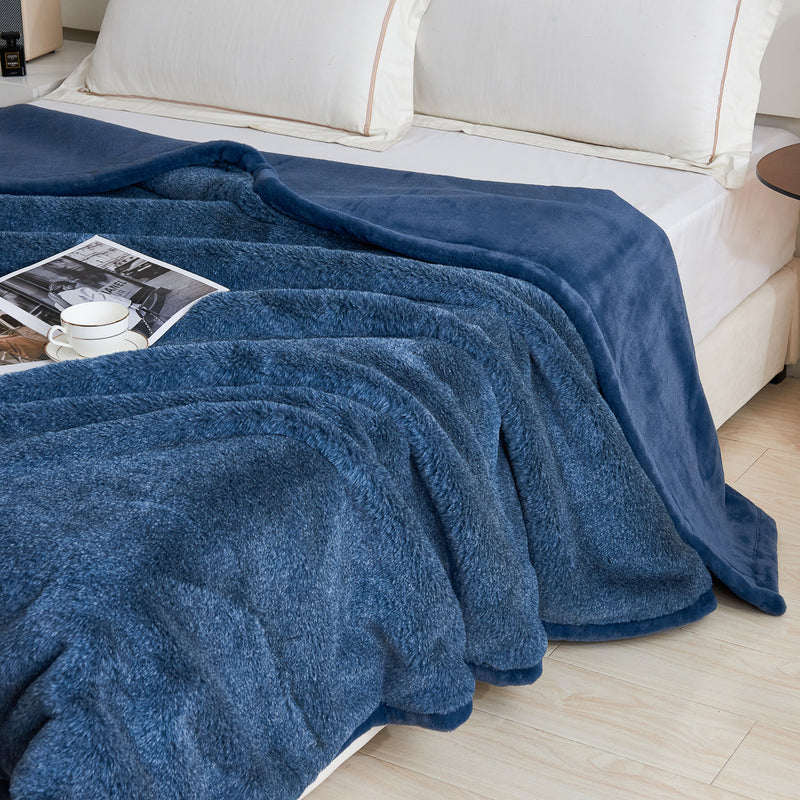 Lanton Luxe Faux Fur Winter Blanket