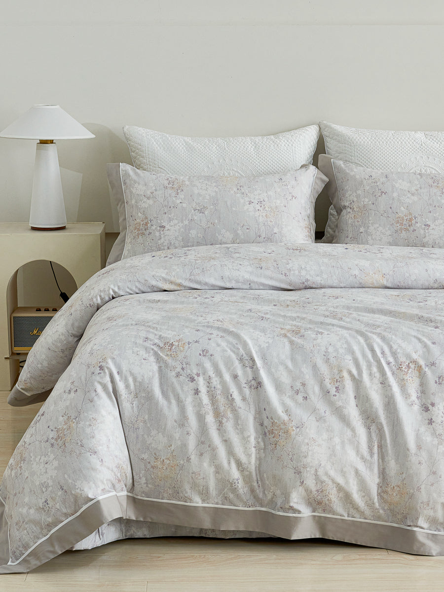 Lumina Floral Premium Cotton Bedspread Set