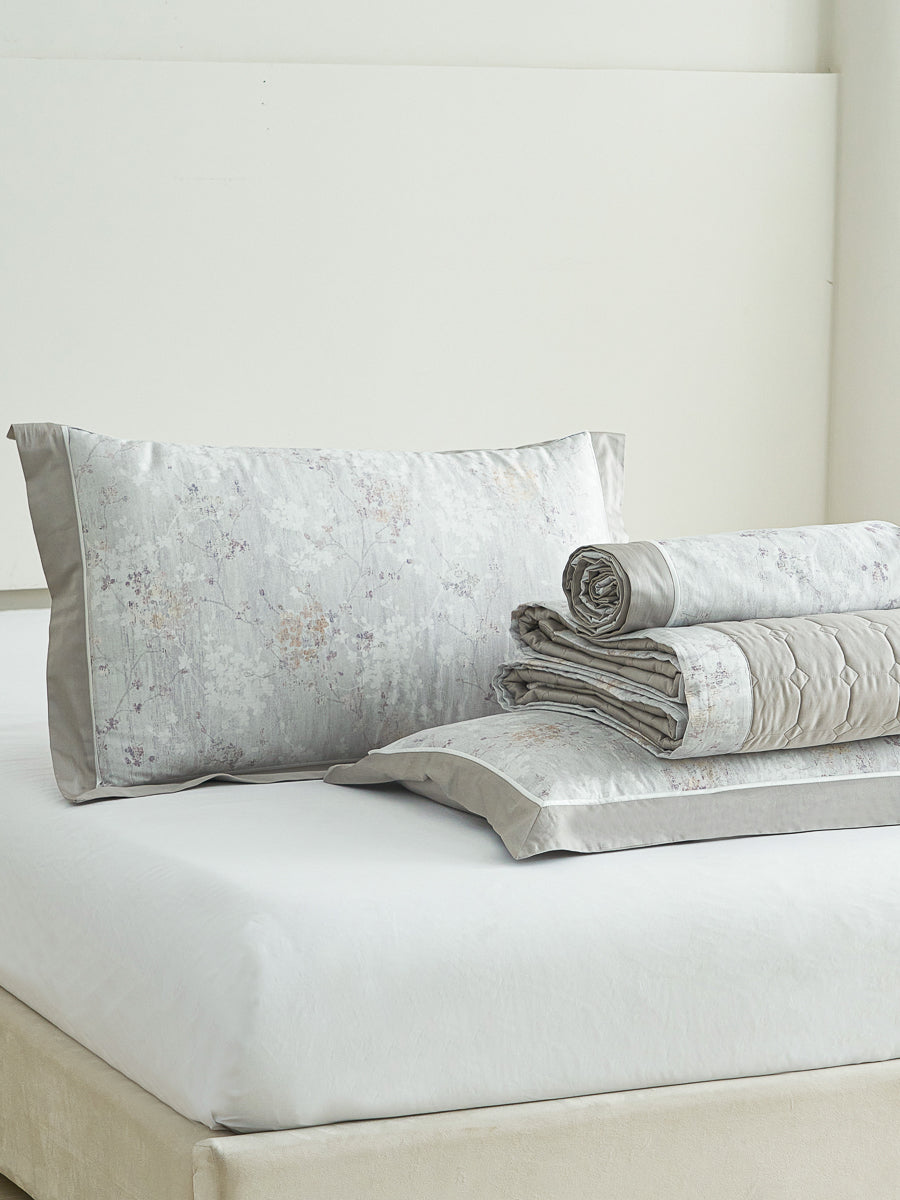 Lumina Floral Premium Cotton Bedspread Set