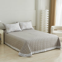 Lumina Floral Premium Cotton Bedspread Set