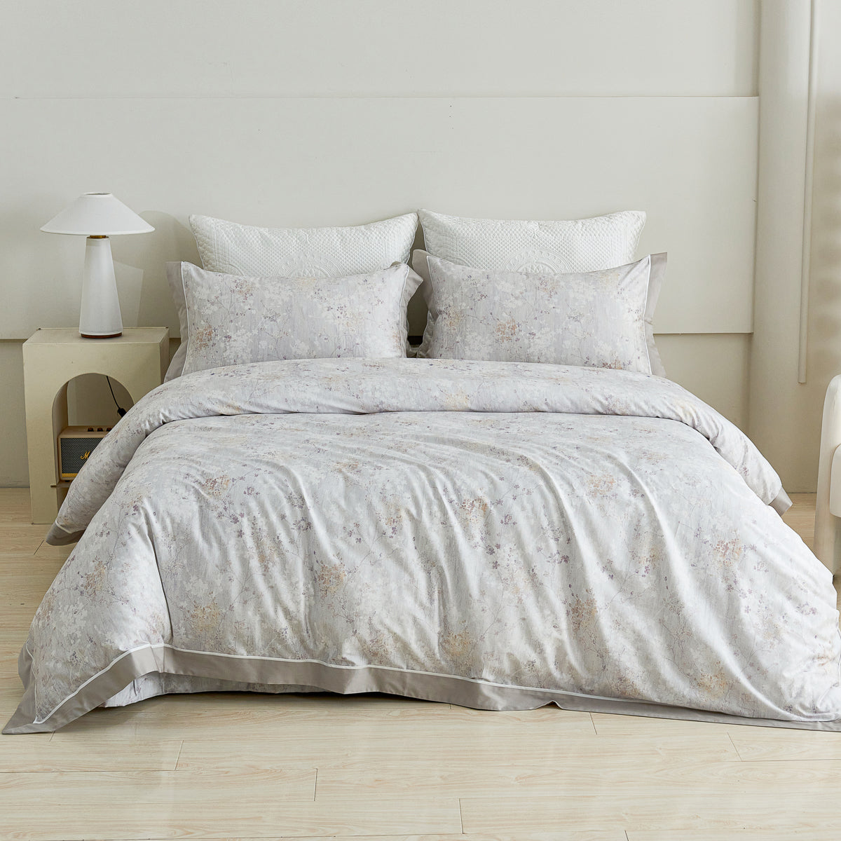 Lumina Floral Premium Cotton Bedspread Set