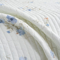 Mable Sylvcel Floral Quilt Set