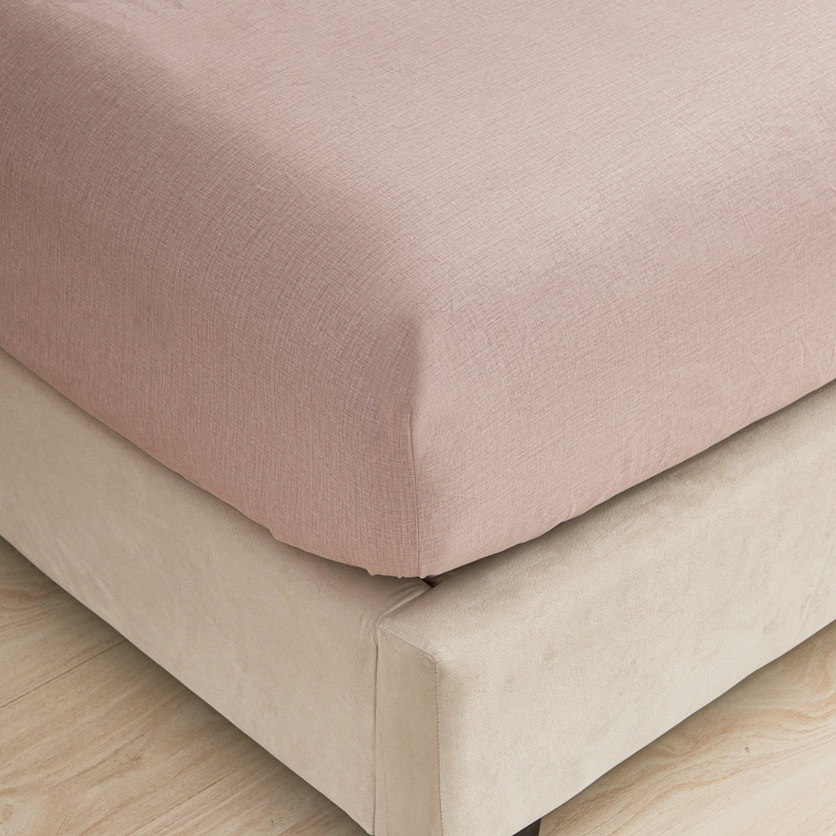 Memory Cotton Fitted Sheet Duvet Cover Set