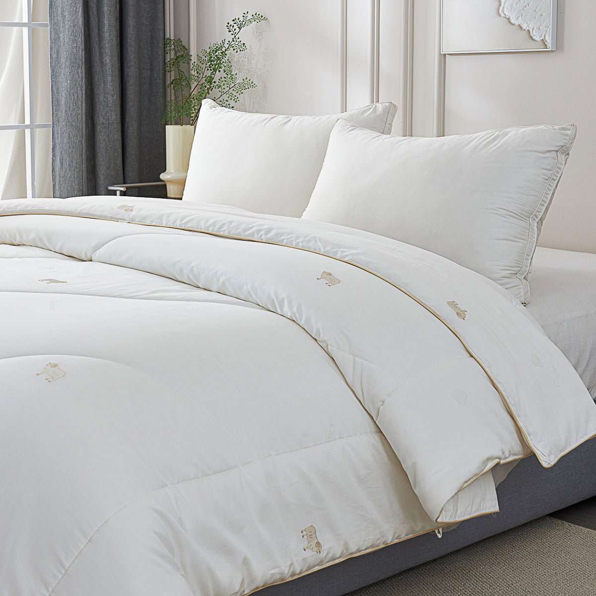 Mogo Fine Sheep Wool All-Season Duvet Insert