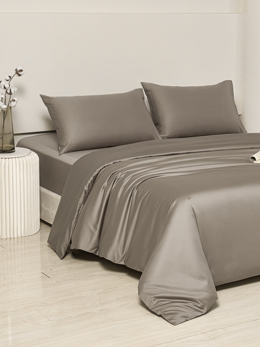 慕斯棕 长绒棉套件